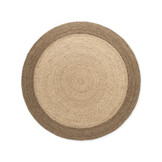 Rond Jute Vloerkleed Jutta Taupe