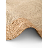 Rond Jute Vloerkleed Jutta Creme