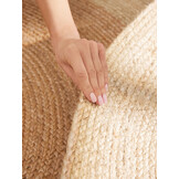 Rond Jute Vloerkleed Jutta Creme
