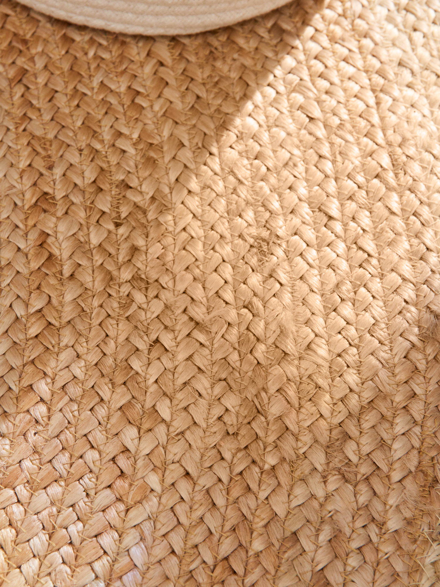 Rond Jute Vloerkleed Jutta Creme