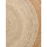 Rond Jute Vloerkleed Jutta Creme