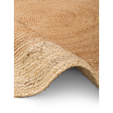 Rond Jute Vloerkleed Jutta Goud