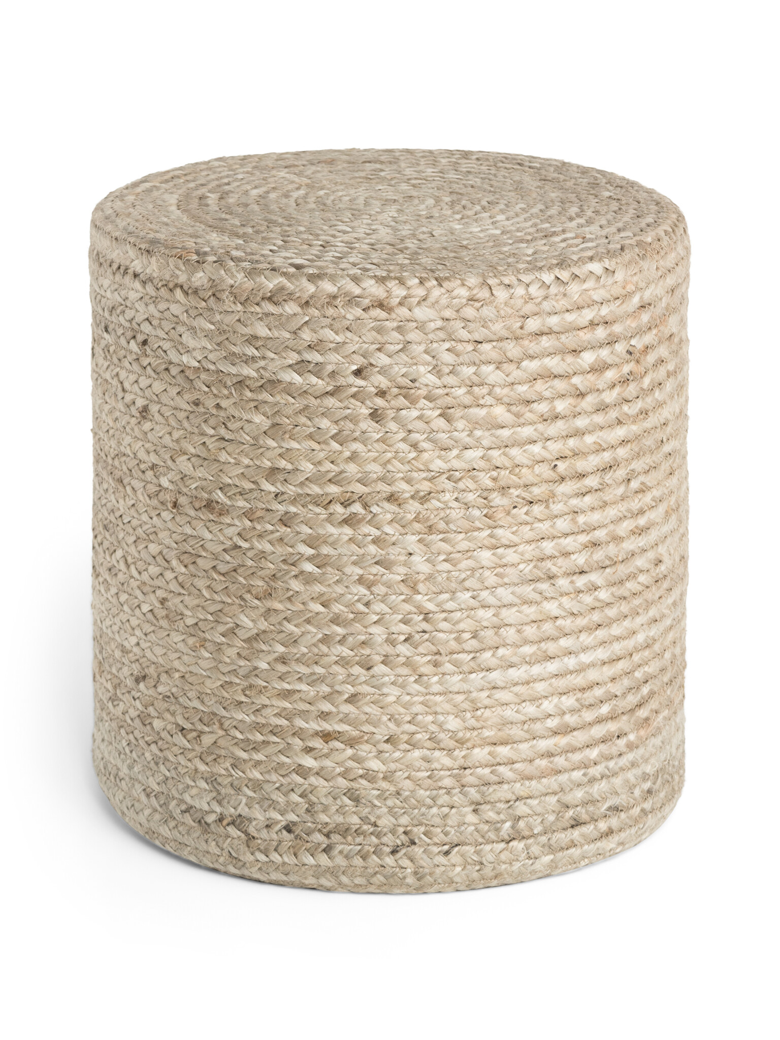 Jute Poef Jutta Creme Grijs