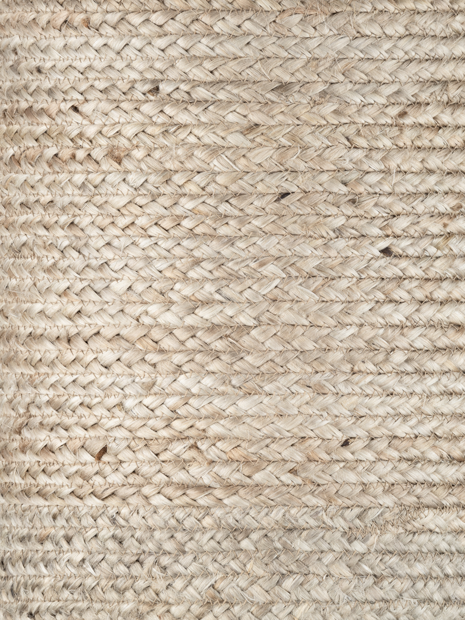 Jute Poef Jutta Creme Grijs