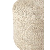 Jute Poef Jutta Creme
