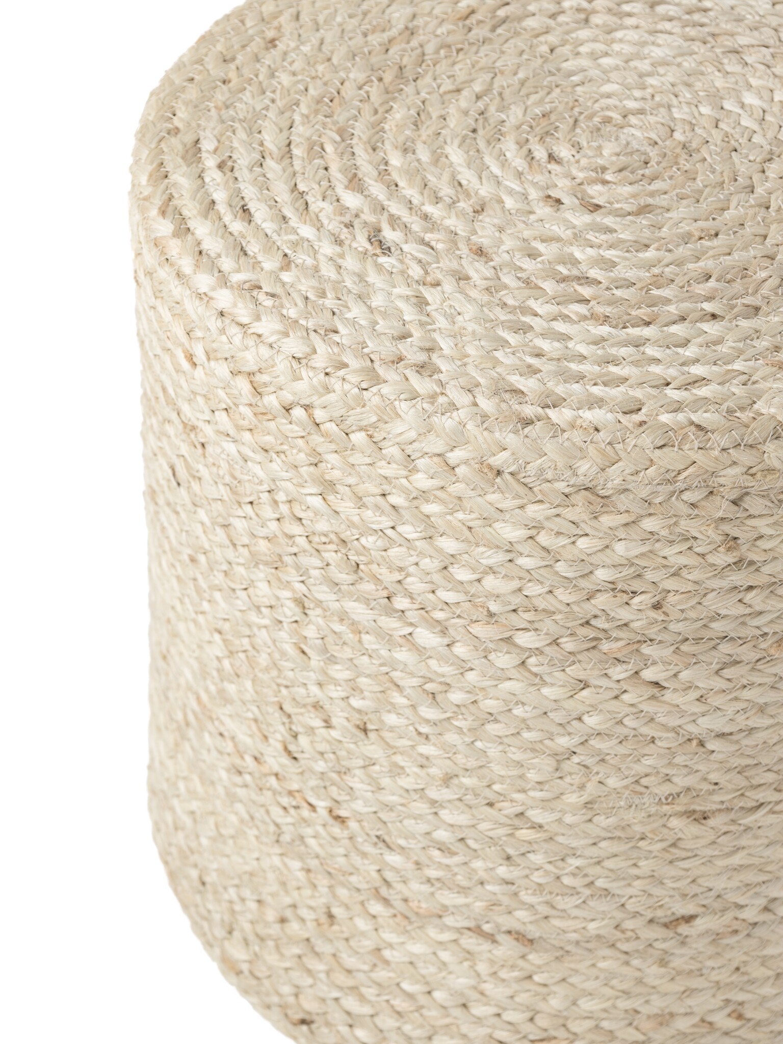 Jute Poef Jutta Creme