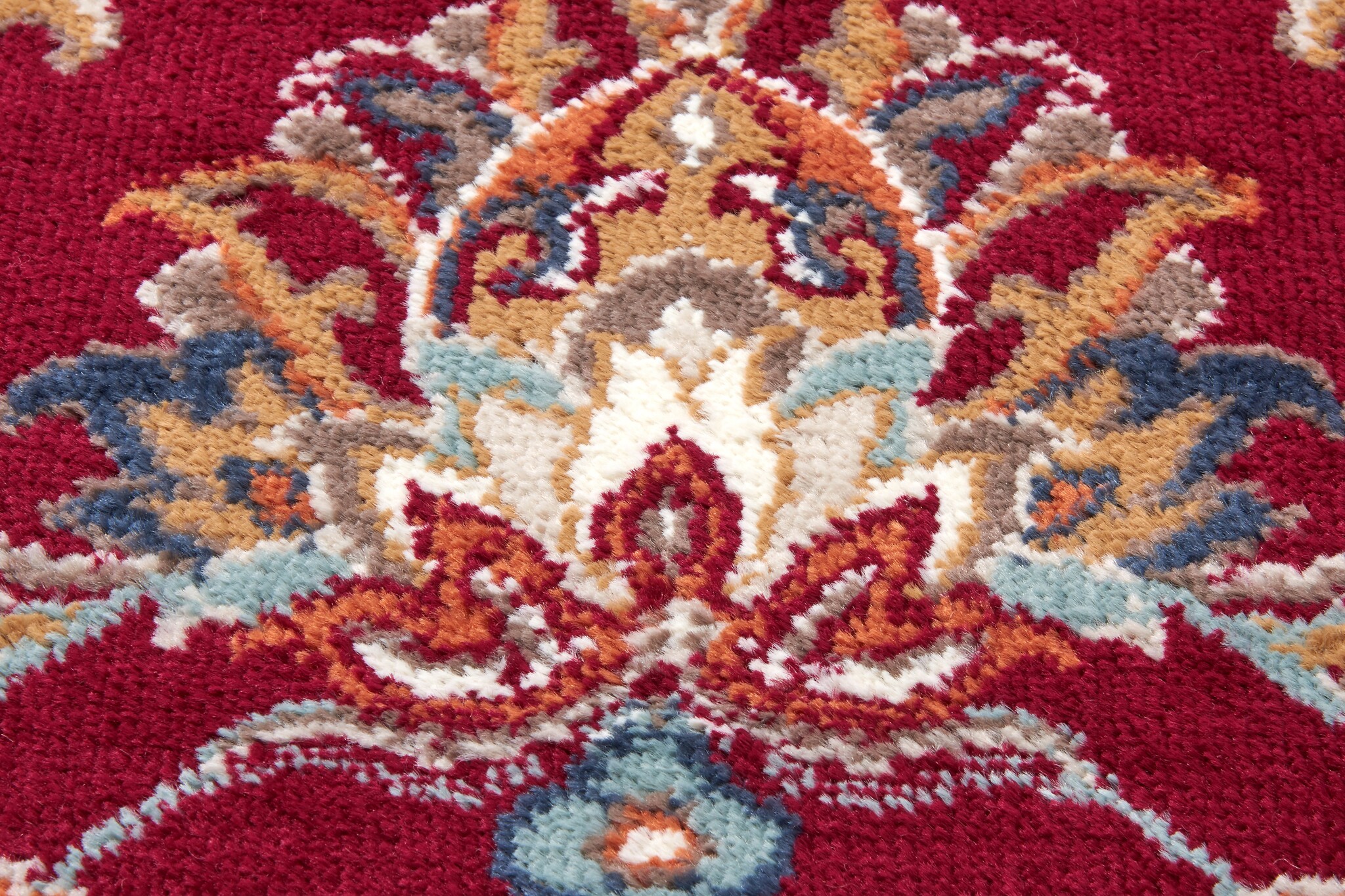 Oosters Vloerkleed Caracci Rood Multikleur