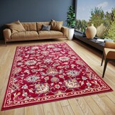 Oosters Vloerkleed Caracci Rood Multikleur