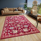 Oosters Vloerkleed Caracci Rood Multikleur