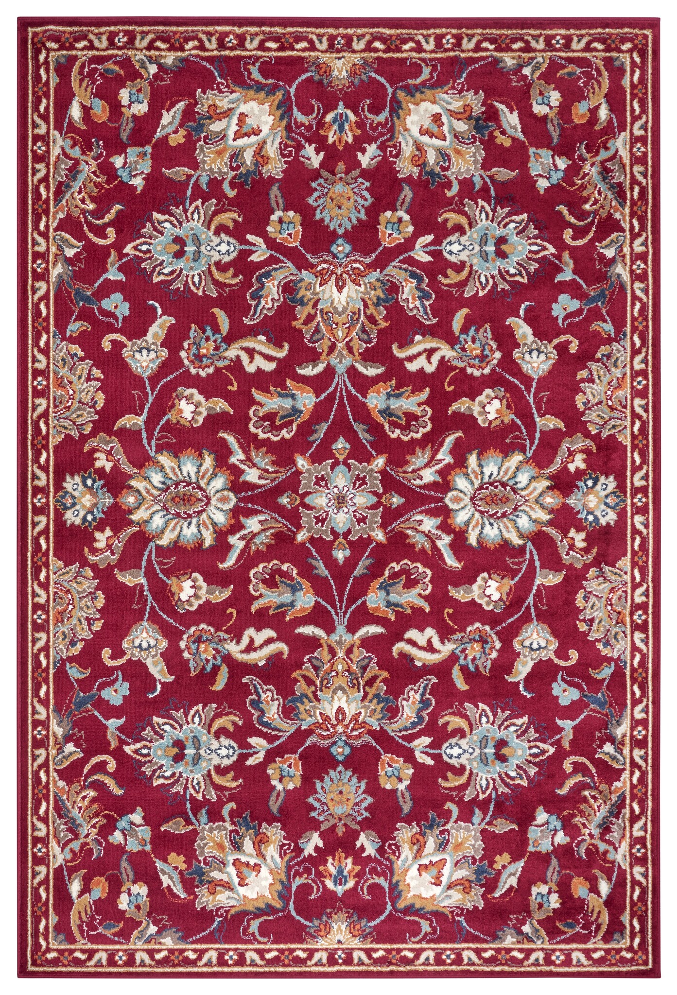 Oosters Vloerkleed Caracci Rood Multikleur