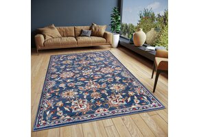 Oosters Vloerkleed Caracci Blauw Multikleur
