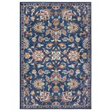 Oosters Vloerkleed Caracci Blauw Multikleur