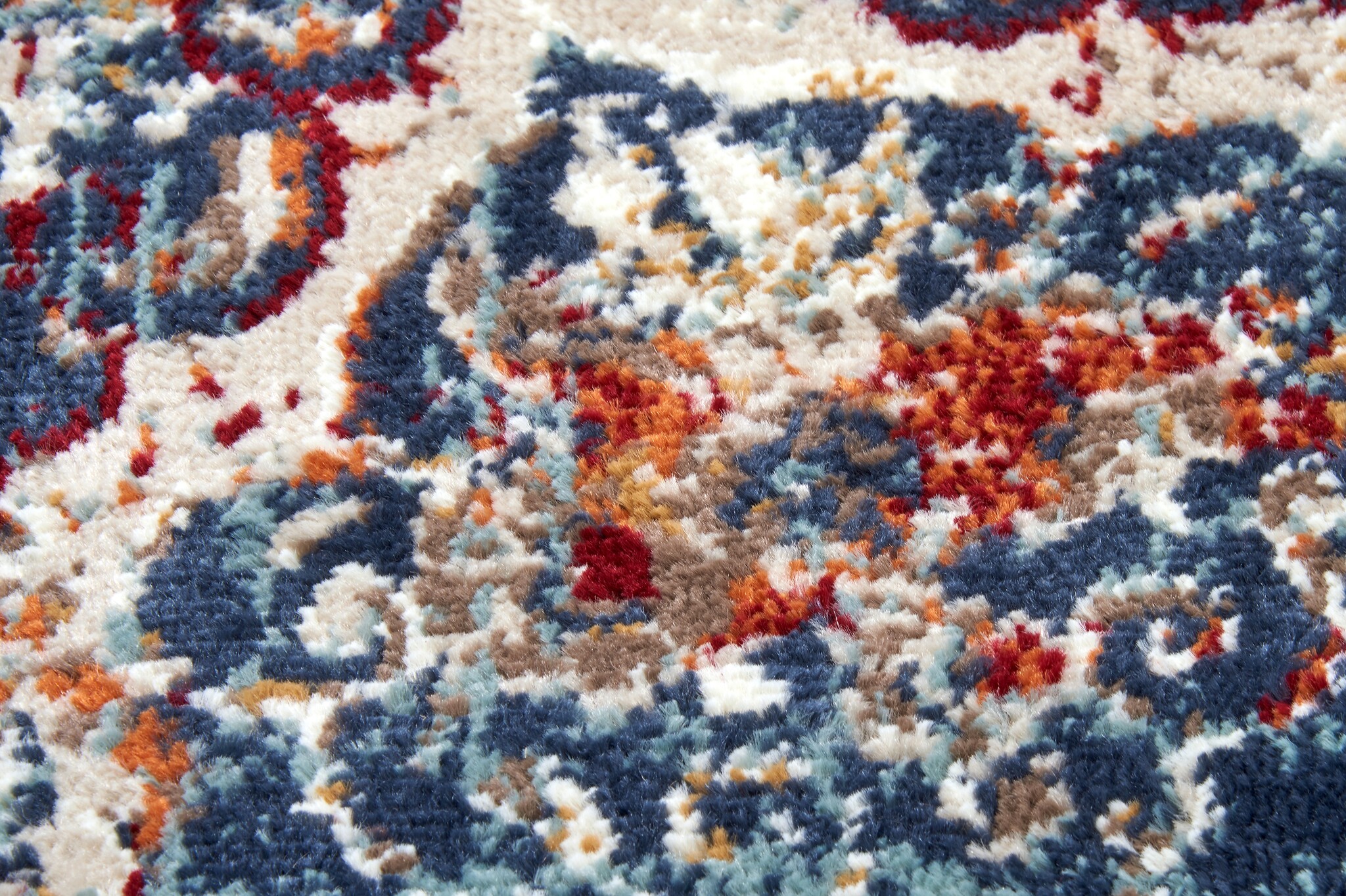 Oosters Vloerkleed Maderno Blauw Multikleur