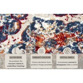 Oosters Vloerkleed Maderno Blauw Multikleur