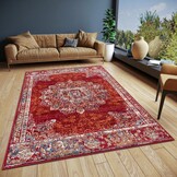 Oosters Vloerkleed Maderno Rood Multikleur