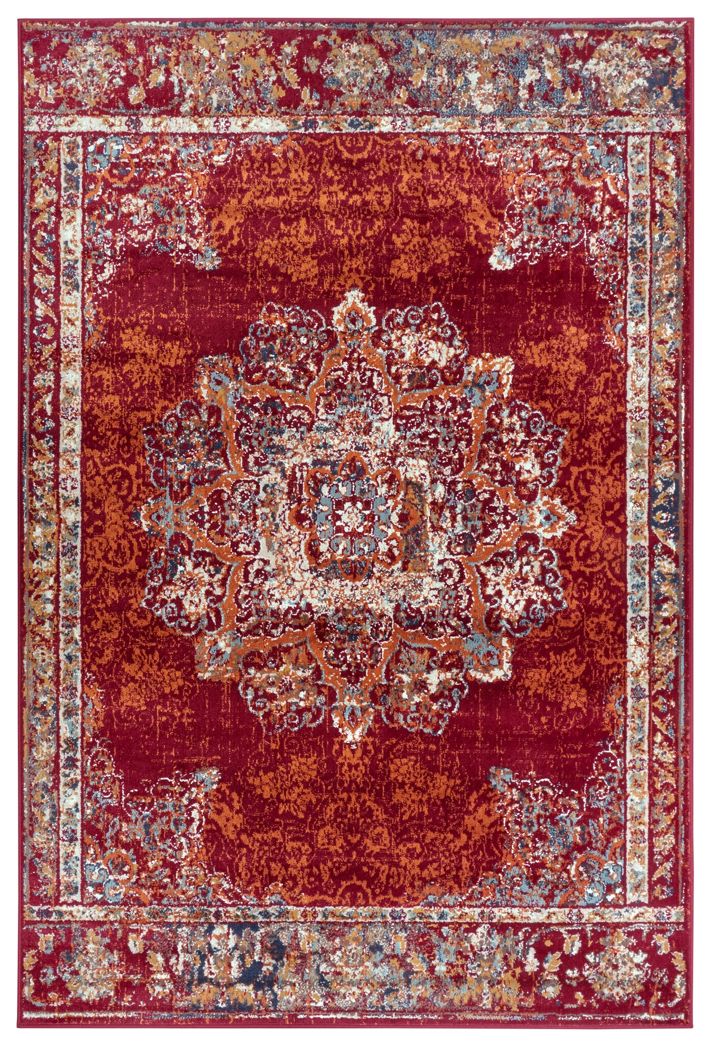 Oosters Vloerkleed Maderno Rood Multikleur