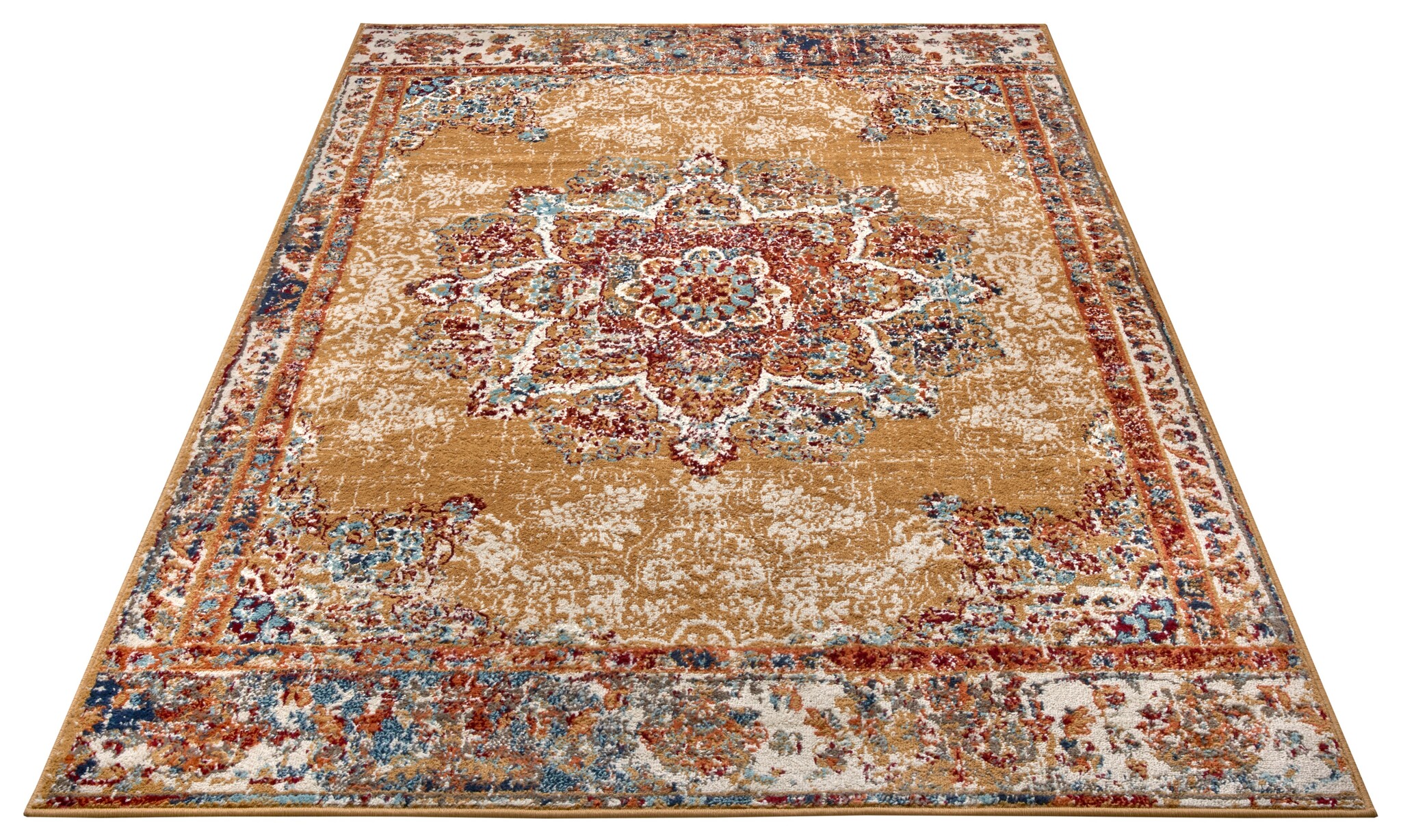 Vintage Vloerkleed Maderno Goud Multikleur