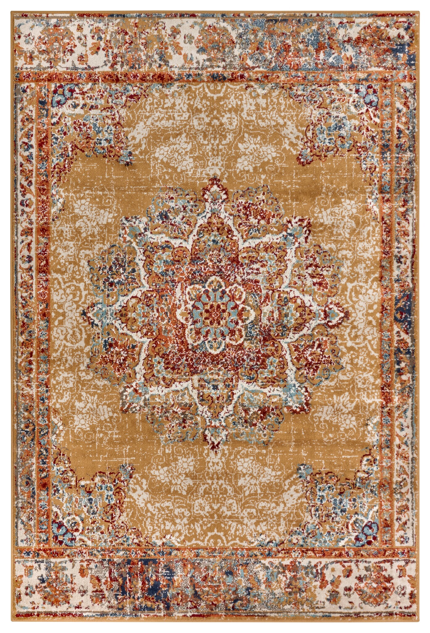 Vintage Vloerkleed Maderno Goud Multikleur