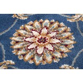 Oosters Vloerkleed Reni Blauw Creme
