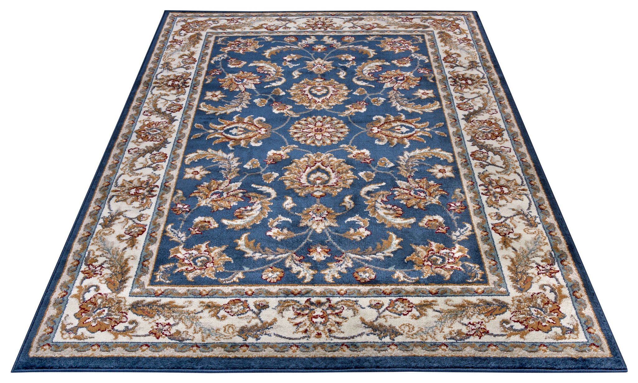 Oosters Vloerkleed Reni Blauw Creme