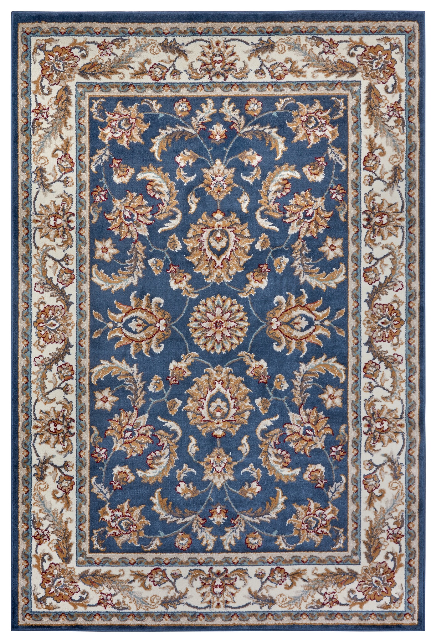 Oosters Vloerkleed Reni Blauw Creme