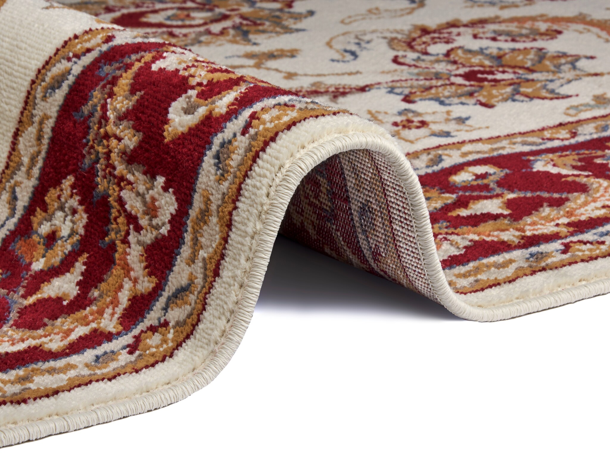 Oosters Vloerkleed Reni Creme Rood