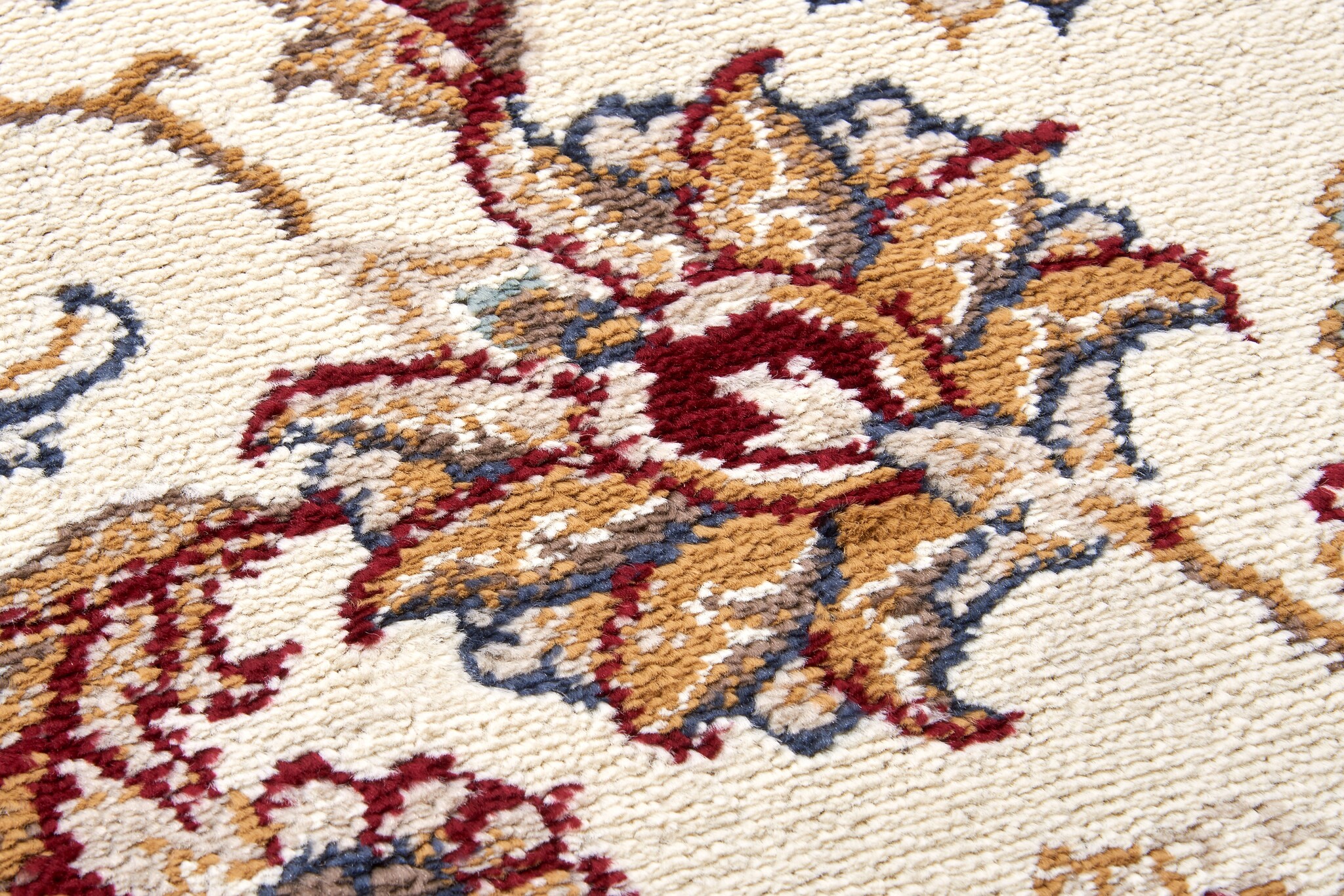 Oosters Vloerkleed Reni Creme Rood