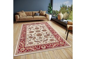 Oosters Vloerkleed Reni Creme Rood