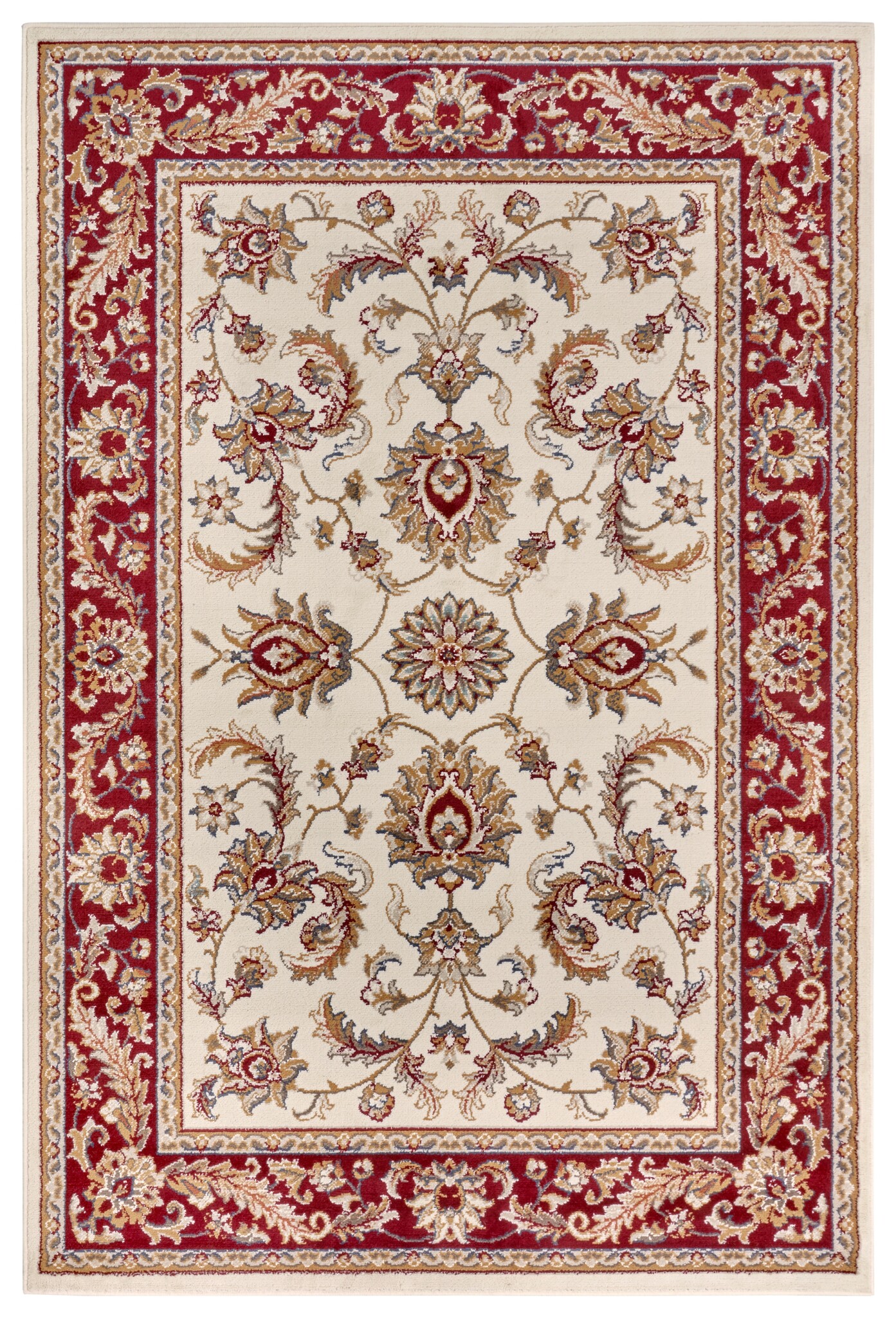 Oosters Vloerkleed Reni Creme Rood