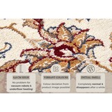 Oosters Vloerkleed Reni Creme Rood