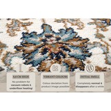 Oosters Vloerkleed Saraceni Creme Multikleur