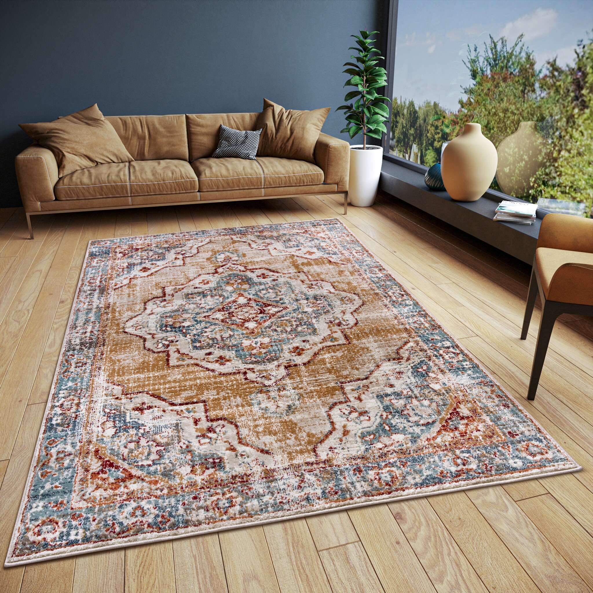 Vintage Vloerkleed Strozzi Multikleur