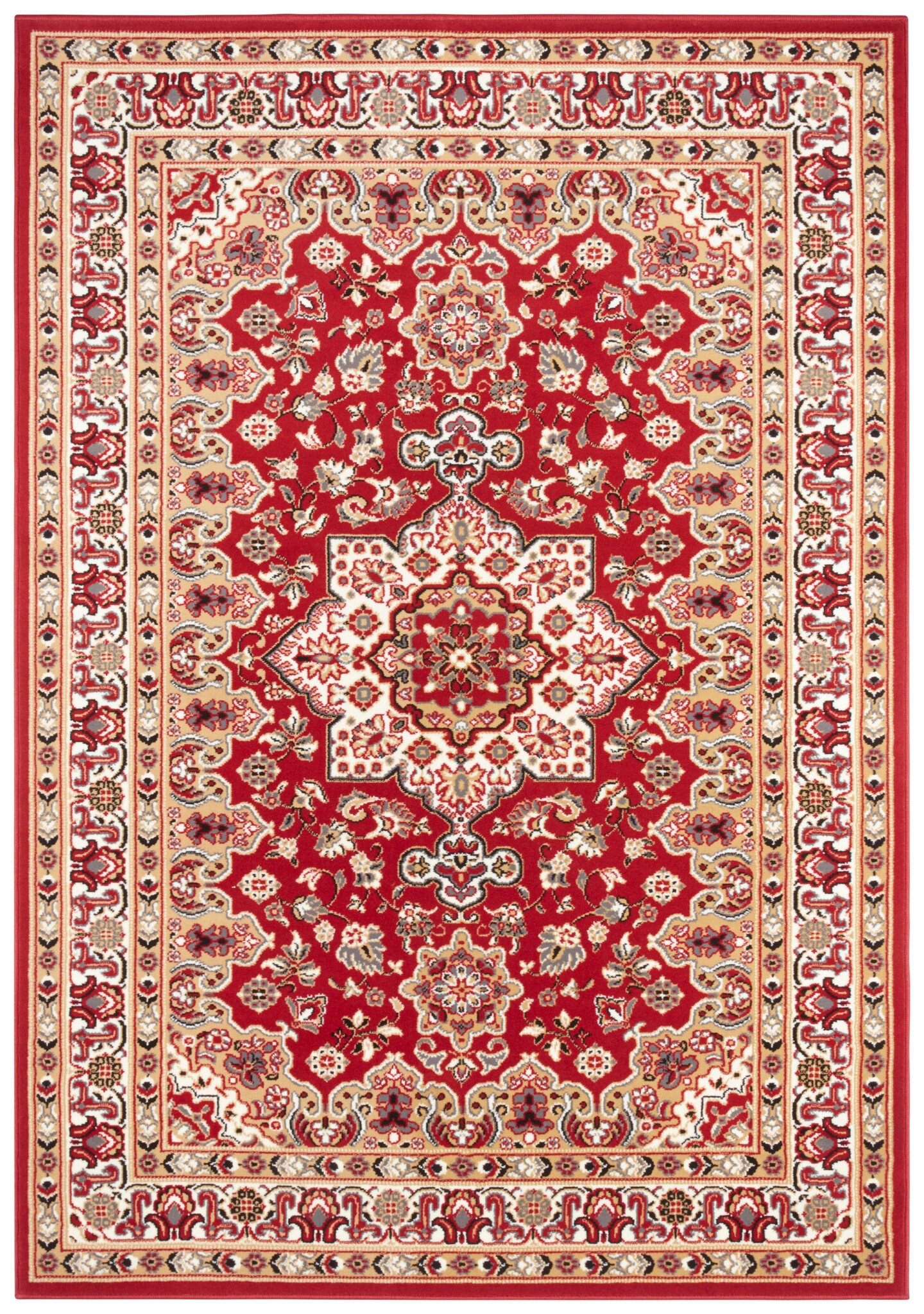 Oosters Vloerkleed Parun Tabriz Rood