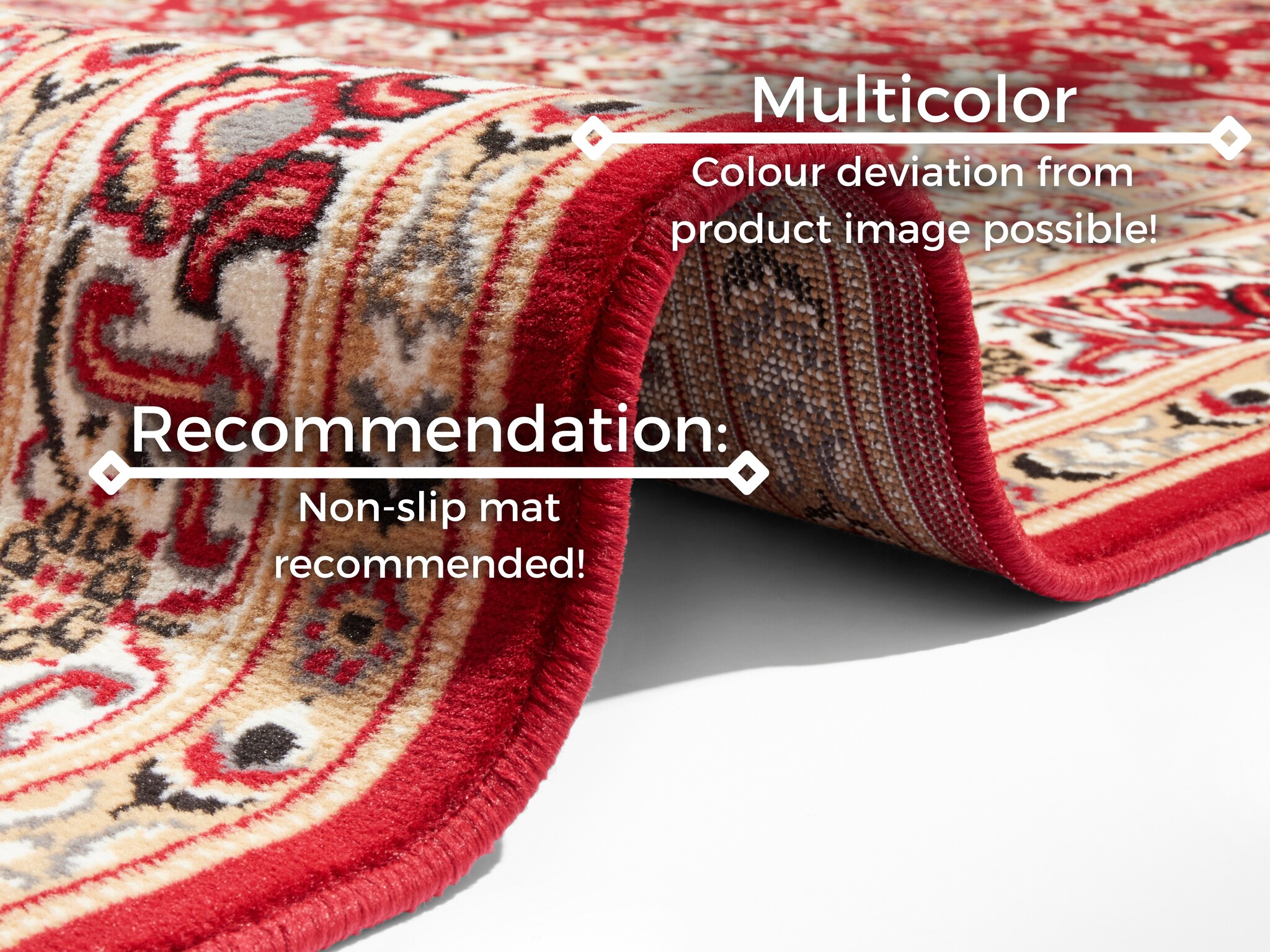 Oosters Vloerkleed Parun Tabriz Rood