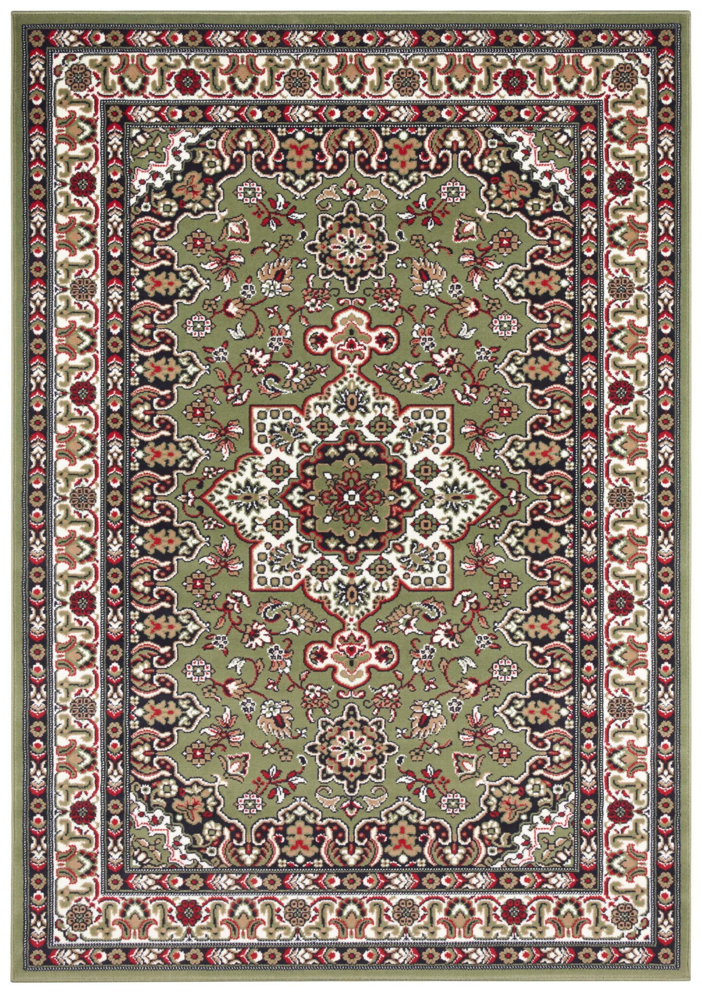 Oosters Vloerkleed Parun Tabriz Groen
