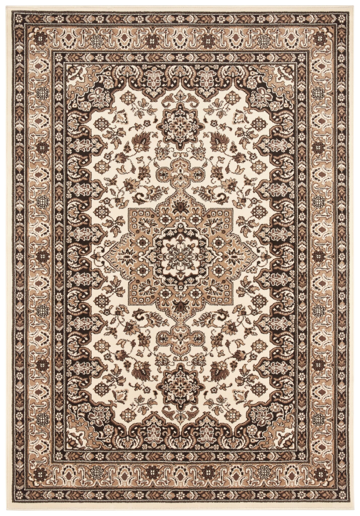 Oosters Vloerkleed Parun Tabriz Beige