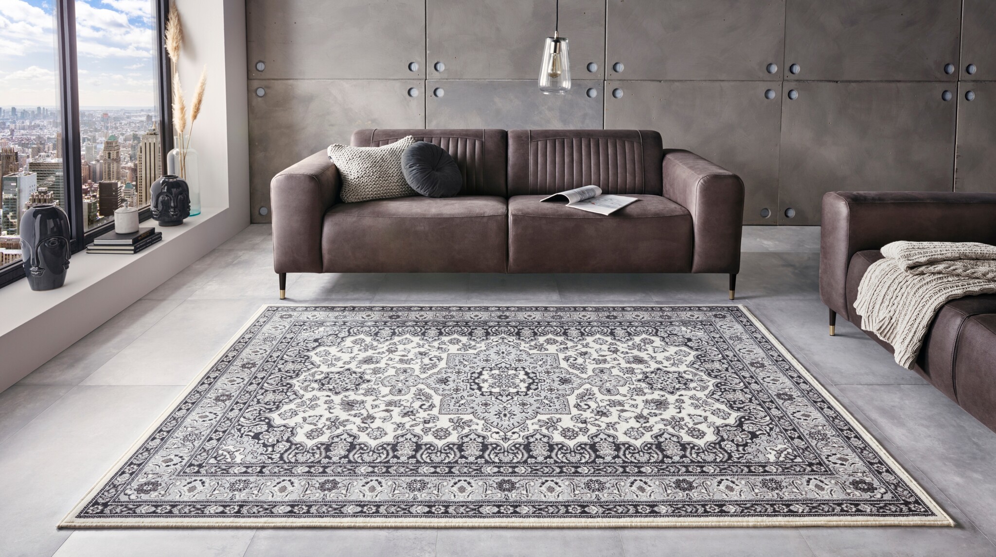 Oosters Vloerkleed Parun Tabriz Creme