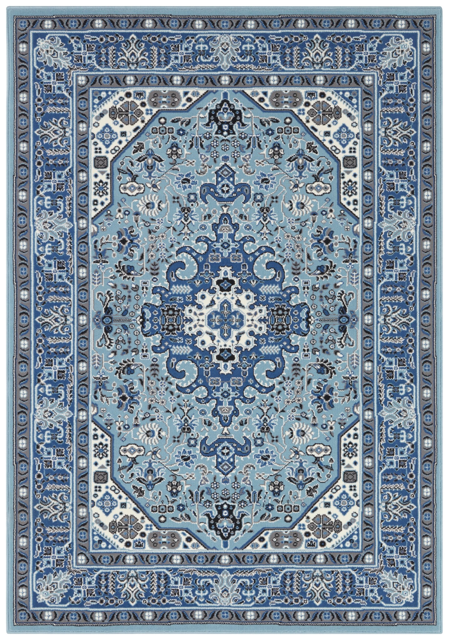 Oosters Vloerkleed Skazar Isfahan Blauw