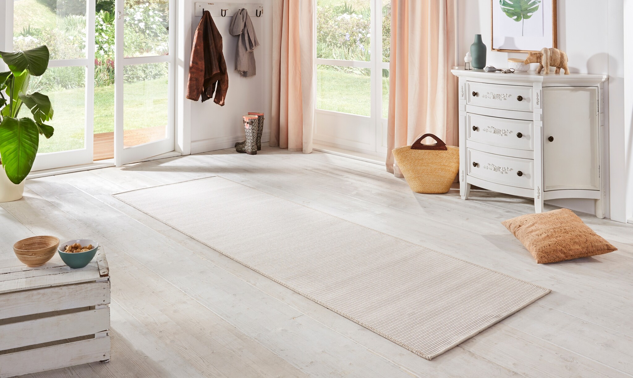 Buitenloper Sisal-Look Creme
