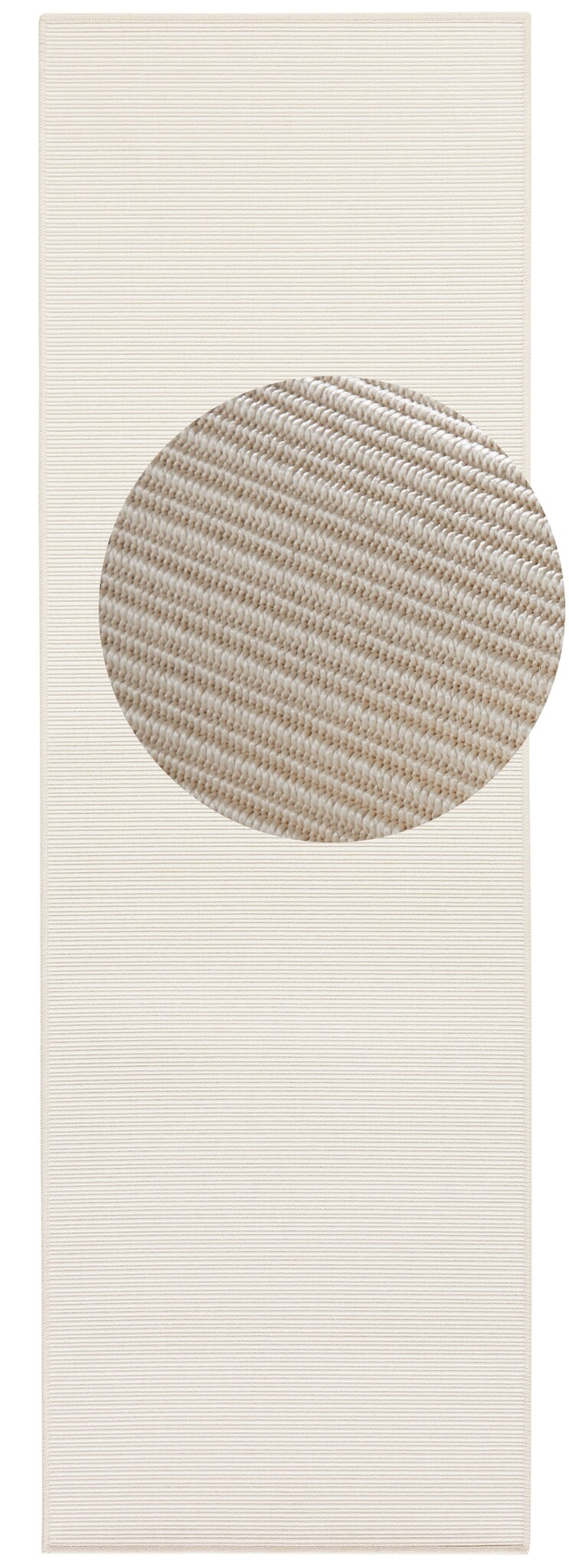 Buitenloper Sisal-Look Creme