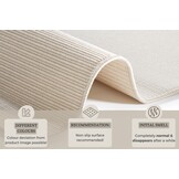 Buitenloper Sisal-Look Creme
