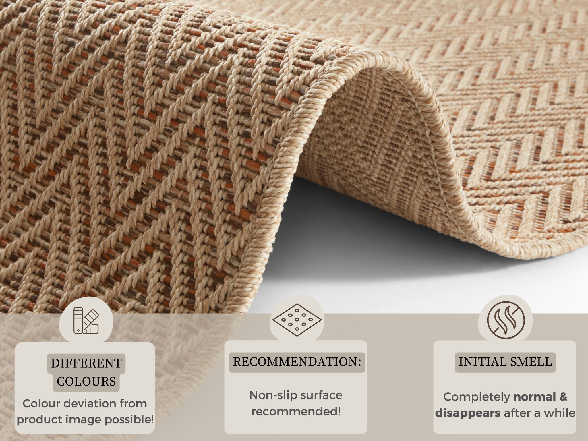 Buitenloper Nature Sisal-Look Beige Terra