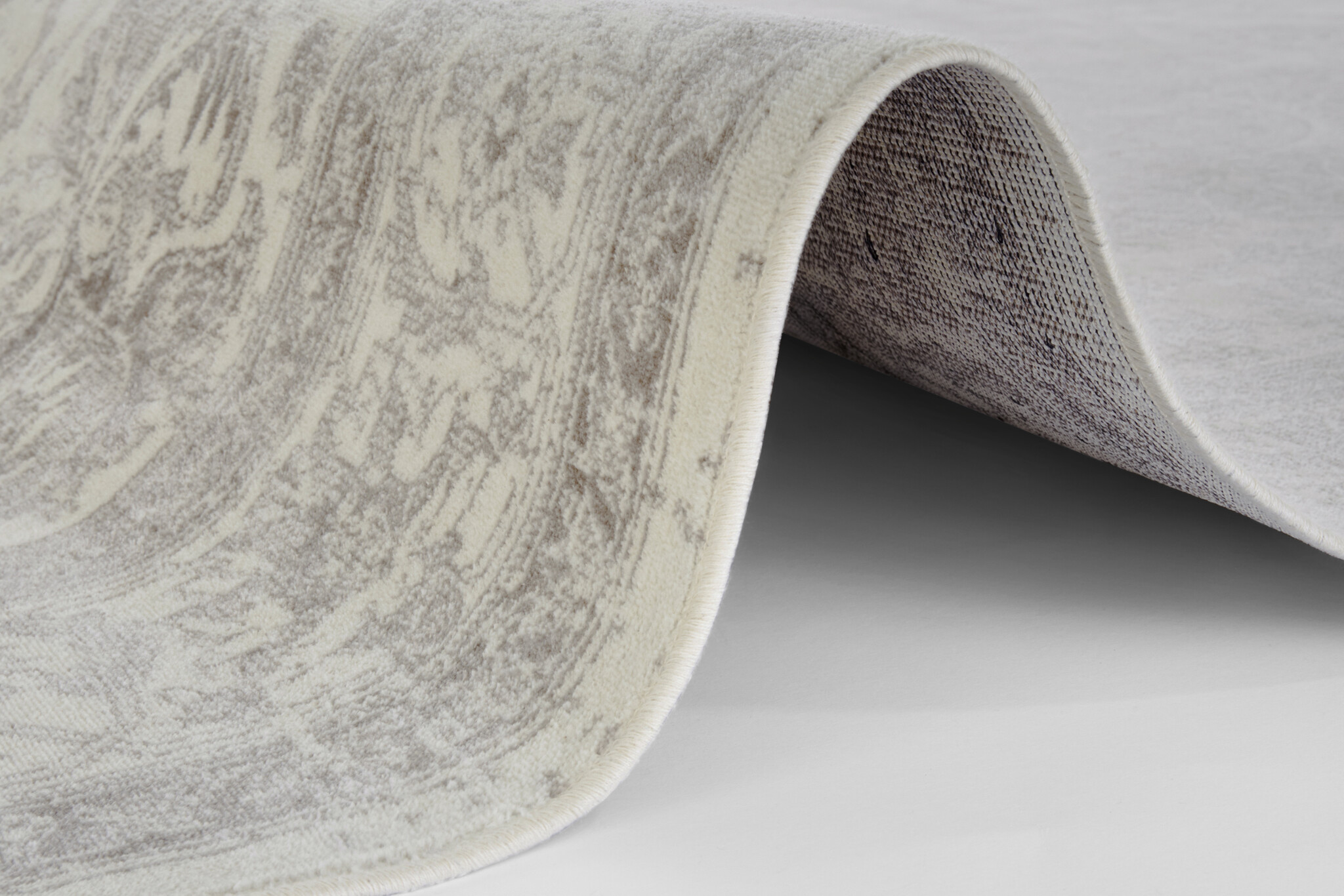 Oosters Velours Vloerkleed Orient Creme