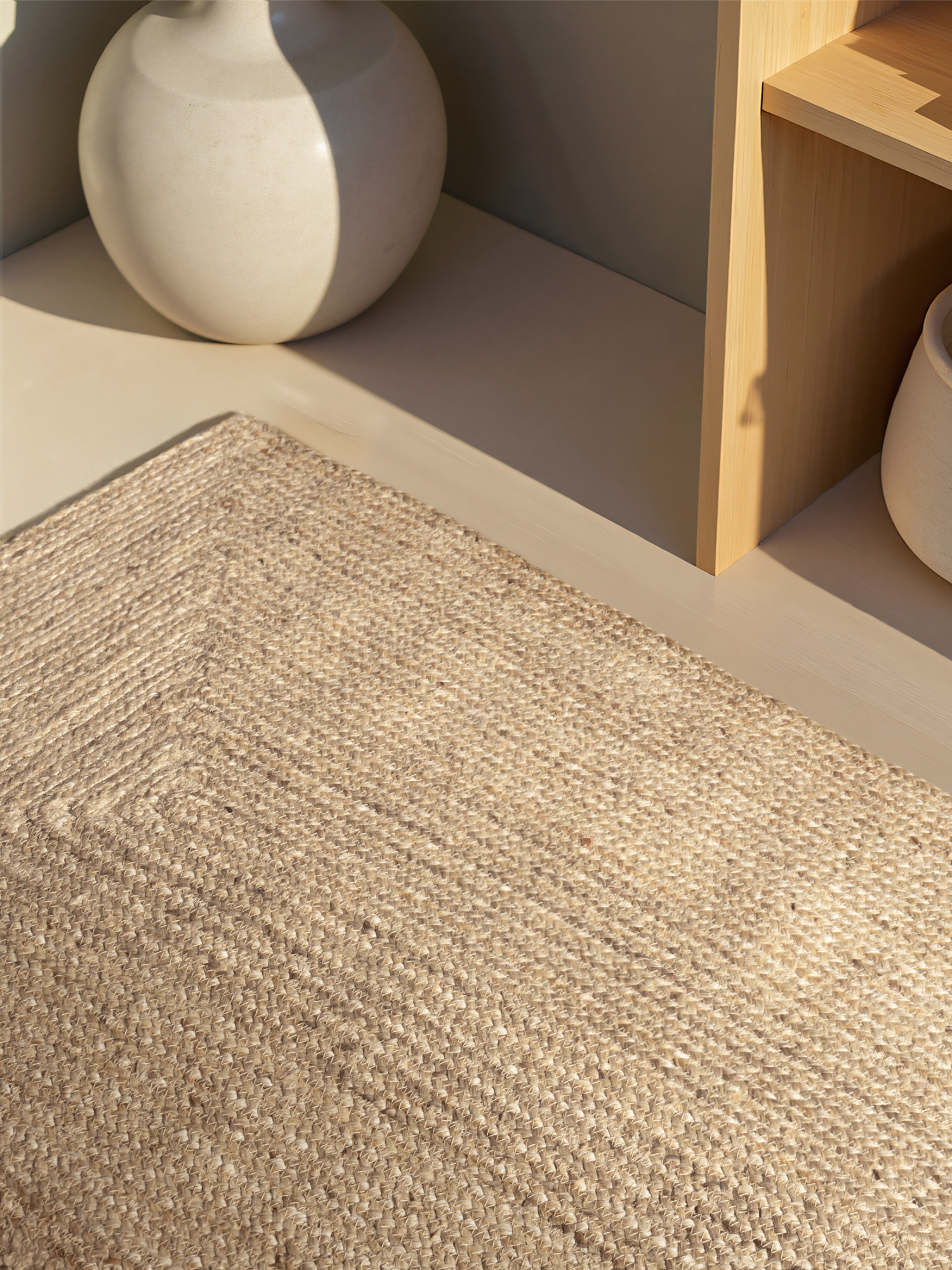 Jute Vloerkleed Sharmila Creme