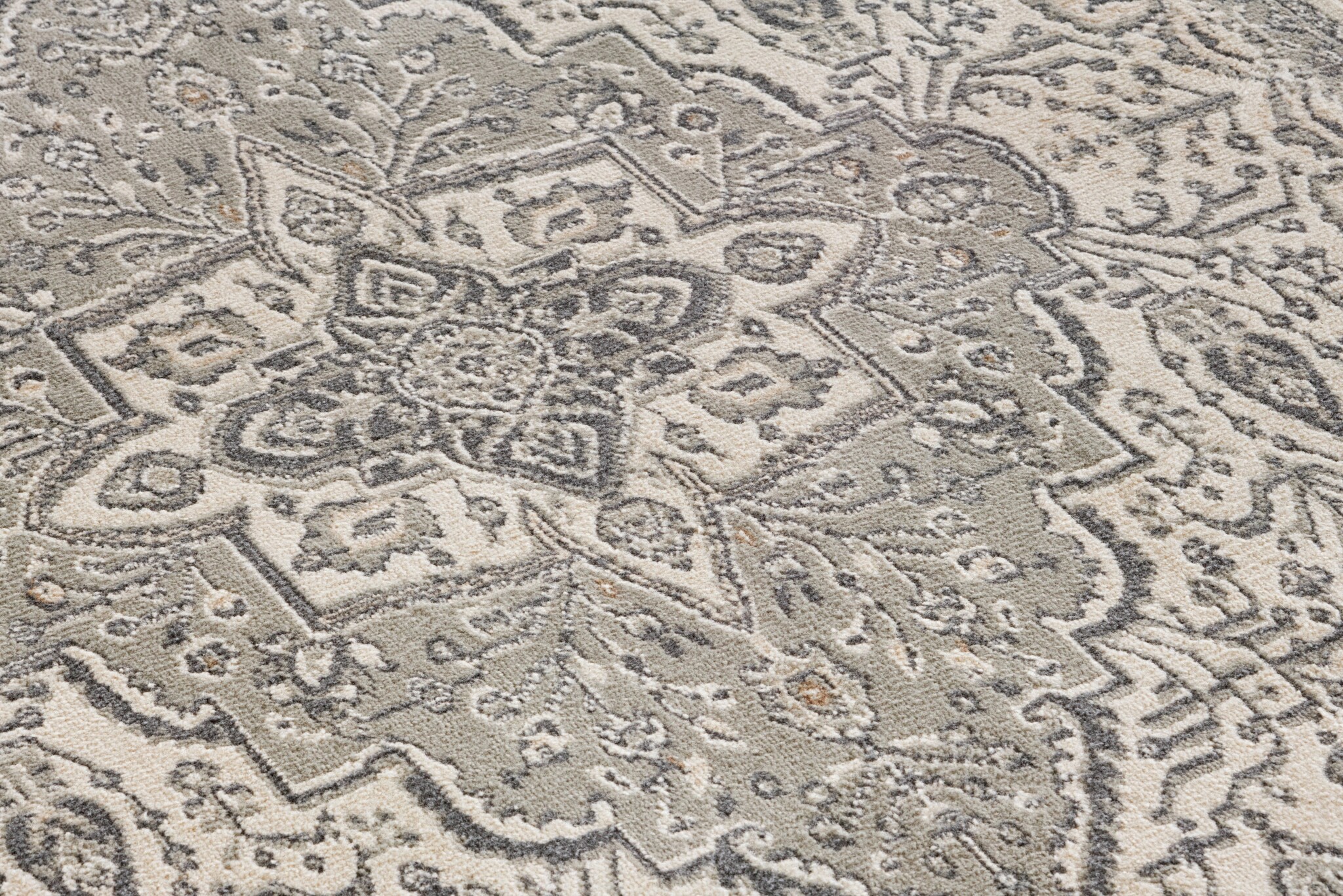 Vintage Vloerkleed Terrain Creme Grijs
