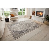 Vintage Vloerkleed Terrain Creme Grijs
