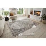Vintage Vloerkleed Terrain Creme Grijs