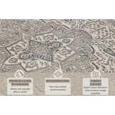 Vintage Vloerkleed Terrain Creme Grijs
