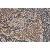 Vintage Vloerkleed Terrain Zwart Bruin