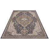 Vintage Vloerkleed Terrain Zwart Bruin